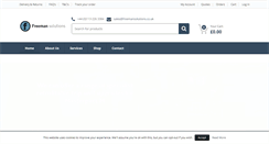 Desktop Screenshot of freemansolutions.co.uk